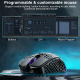 Souris Gaming Sans Fil RGB Tri-Mode Ergonomique 8000 DPI Perforée Avec Batterie 600 mAh - www.yonis-shop.com