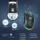 Souris Gaming Sans Fil RGB Tri-Mode Ergonomique 8000 DPI Perforée Avec Batterie 600 mAh - www.yonis-shop.com