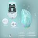 Souris Gaming Sans Fil RGB Tri-Mode Ergonomique 8000 DPI Perforée Avec Batterie 600 mAh - www.yonis-shop.com