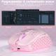Souris Gaming Sans Fil RGB Tri-Mode Ergonomique 8000 DPI Perforée Avec Batterie 600 mAh - www.yonis-shop.com