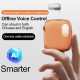 Oreillette Bluetooth À Pince Pour Appels Réduction De Bruit ENC Écran LED Câble Rétractable 32 Cm Autonomie 90 Heures - www.y...