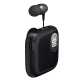 Oreillette Bluetooth À Pince Pour Appels Réduction De Bruit ENC Écran LED Câble Rétractable 32 Cm Autonomie 90 Heures - www.y...