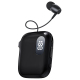 Oreillette Bluetooth À Pince Pour Appels Réduction De Bruit ENC Écran LED Câble Rétractable 32 Cm Autonomie 90 Heures - www.y...