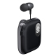 Oreillette Bluetooth À Pince Pour Appels Réduction De Bruit ENC Écran LED Câble Rétractable 32 Cm Autonomie 90 Heures - www.y...