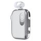 Oreillette Bluetooth À Pince Pour Appels Réduction De Bruit ENC Écran LED Câble Rétractable 32 Cm Autonomie 90 Heures - www.y...