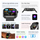 Montre Connectée Avec Appels Bluetooth Suivi Santé HRV Écran HD 320 X 382 Autonomie 5 À 7 Jours Android iOS - www.yonis-shop.com