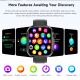 Montre Connectée Avec Appels Bluetooth Suivi Santé HRV Écran HD 320 X 382 Autonomie 5 À 7 Jours Android iOS - www.yonis-shop.com
