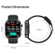 Montre Connectée Avec Appels Bluetooth Suivi Santé HRV Écran HD 320 X 382 Autonomie 5 À 7 Jours Android iOS - www.yonis-shop.com