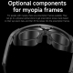 Lunettes Connectées Pour Cyclisme Avec Caméra 8 MP Assistant Vocal Appels Bluetooth Et Réduction De Bruit - www.yonis-shop.com