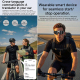 Lunettes Connectées Pour Cyclisme Avec Caméra 8 MP Assistant Vocal Appels Bluetooth Et Réduction De Bruit - www.yonis-shop.com