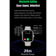 Montre Connectée Sport GPS Écran AMOLED 1.85 Pouce Appels Bluetooth Suivi Cardiaque Oxygène Sanguin Étanche 30 Mètres - www.y...