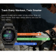 Montre Connectée Sport Appels Bluetooth AMOLED 1.43 Pouce Suivi Cardiaque Sommeil Autonomie 7 Jours Étanchéité 5 ATM - www.yo...