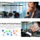 Montre Connectée Sport Avec GPS Appels Bluetooth Écran AMOLED Suivi Du Sommeil Et Autonomie De 5 Jours IP68 - www.yonis-shop.com
