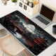 Tapis De Souris Étendu Pour Bureau Et Gaming 30 x 60 cm Surface Tissée Antidérapante Résistante Aux Taches Bords Surjetés - w...