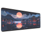 Tapis De Souris Étendu Pour Bureau Et Gaming 30 x 60 cm Surface Tissée Antidérapante Résistante Aux Taches Bords Surjetés - w...