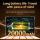 Tablette Android Tout Terrain IP68 4G 10,95 Pouces 8 Go 128 Go Batterie 20 000 mAh Militaire Rugged - www.yonis-shop.com
