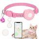 Collier GPS Pour Chat Avec Suivi En Temps Réel Compatible iOS Android Et AirTag Boucle Anti Étranglement Réfléchissant - www....