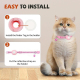 Collier GPS Pour Chat Avec Suivi En Temps Réel Compatible iOS Android Et AirTag Boucle Anti Étranglement Réfléchissant - www....