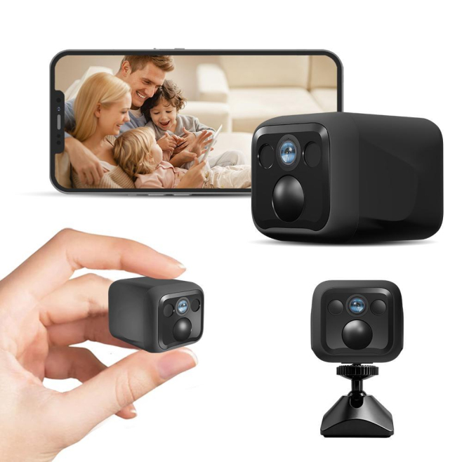 Caméra De Surveillance WiFi Pour La Maison Vision Nocturne Détection De Mouvement Notifications Et Vidéo 1296P - www.yonis-sh...