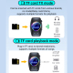 Adaptateur Audio Bluetooth 5.4 Émetteur Récepteur AUX Pour Voiture Avec Écran HD 4 Modes Et Lecture TF - www.yonis-shop.com