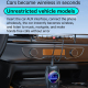 Adaptateur Audio Bluetooth 5.4 Émetteur Récepteur AUX Pour Voiture Avec Écran HD 4 Modes Et Lecture TF - www.yonis-shop.com