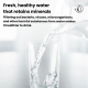 Filtre À Eau Pour Robinet À Filtration Multicouche Au Charbon Actif Réduction Du Chlore Des Odeurs Et Microorganismes - www.y...