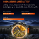 Montre Connectée Sport Avec Lampe Torche Écran AMOLED 1,43 Pouce Appels Bluetooth Suivi Santé Autonomie 25 À 35 Jours - www.y...