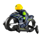 Moto Télécommandée Amphibie Avec Fonctions Voiture Et Drone Mode Drift Et Atterrissage Automatique - www.yonis-shop.com