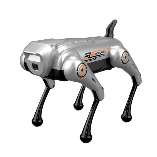 Robot Chien Télécommandé Programmable Avec Mode Capteur Lumières Musique Et Autonomie De 30 Minutes - www.yonis-shop.com