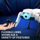 Robot Chien Télécommandé Programmable Avec Mode Capteur Lumières Musique Et Autonomie De 30 Minutes - www.yonis-shop.com