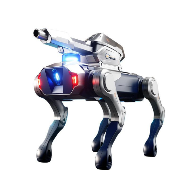 Robot Chien Télécommandé Avec Tourelle Programmable Dialogue Intelligent Contrôle Par Gravité Et Autonomie De 30 Minutes - ww...