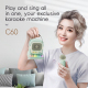 Enceinte Karaoké Bluetooth Portable Avec Microphone Sans Fil Clavier Piano Et Éclairage Multicolore - www.yonis-shop.com
