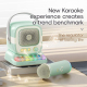 Enceinte Karaoké Bluetooth Portable Avec Microphone Sans Fil Clavier Piano Et Éclairage Multicolore - www.yonis-shop.com