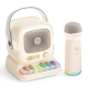 Enceinte Karaoké Bluetooth Portable Avec Microphone Sans Fil Clavier Piano Et Éclairage Multicolore - www.yonis-shop.com
