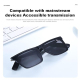 Lunettes Connectées Pour Sports Extérieurs Avec Appels Bluetooth Son Ouvert UV400 Et 8 Heures D’Autonomie - www.yonis-shop.com