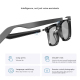 Lunettes Connectées Pour Sports Extérieurs Avec Appels Bluetooth Son Ouvert UV400 Et 8 Heures D’Autonomie - www.yonis-shop.com