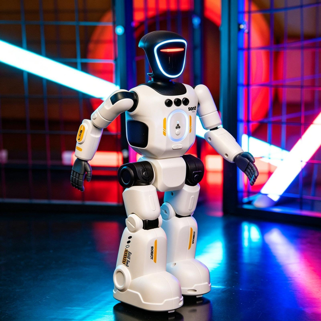 Robot Télécommandé Intelligent Avec Programmation Détection Gestuelle Enregistrement Audio Et Autonomie De 100 Minutes - www....