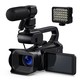 Caméscope Numérique 6K Pour Vidéo Et Photo 64 MP Zoom Numérique 18X Écran Tactile 4 Pouces Microphone WiFi - www.yonis-shop.com