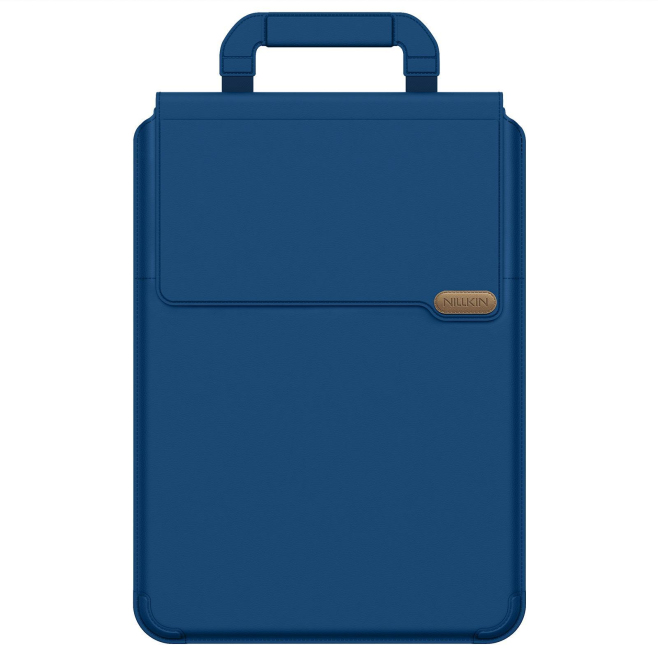 Housse Pour Ordinateur Portable 14,2 Pouces Support Magnétique Tapis De Souris Intégré Protection EVA Bleu Marine - www.yonis...