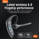 Écouteur Bluetooth Mono Intra Auriculaire Avec Crochet D’Oreille Pour Appels Réduction Du Bruit Double Connexion 27 Heures D’...