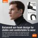 Écouteur Bluetooth Mono Intra Auriculaire Avec Crochet D’Oreille Pour Appels Réduction Du Bruit Double Connexion 27 Heures D’...