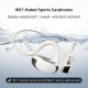Écouteurs Bluetooth À Conduction Aérienne Pour Le Sport Design Ouvert Sans Intra Auriculaire Autonomie 15 Heures IPX5 - www.y...