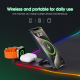 Tapis De Souris Avec Station De Charge Sans Fil 3 En 1 15W RGB Pour Smartphone AirPods Et Apple Watch 800 x 300 mm - www.yoni...