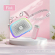 Enceinte Karaoké Portable Bluetooth Avec Deux Microphones Sans Fil Son Surround À 360 Degrés Et Éclairage Multicolore - www.y...