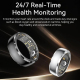 Bague Connectée De Suivi Santé Avec Contrôle Gestuel Taille 13 Étanche IP68 Autonomie 20 Jours Android iOS - www.yonis-shop.com