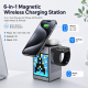 Station De Recharge Sans Fil 6 En 1 Pour Téléphone Montre Et Écouteurs Avec Enceinte Bluetooth Pixel Art RGB - www.yonis-shop...