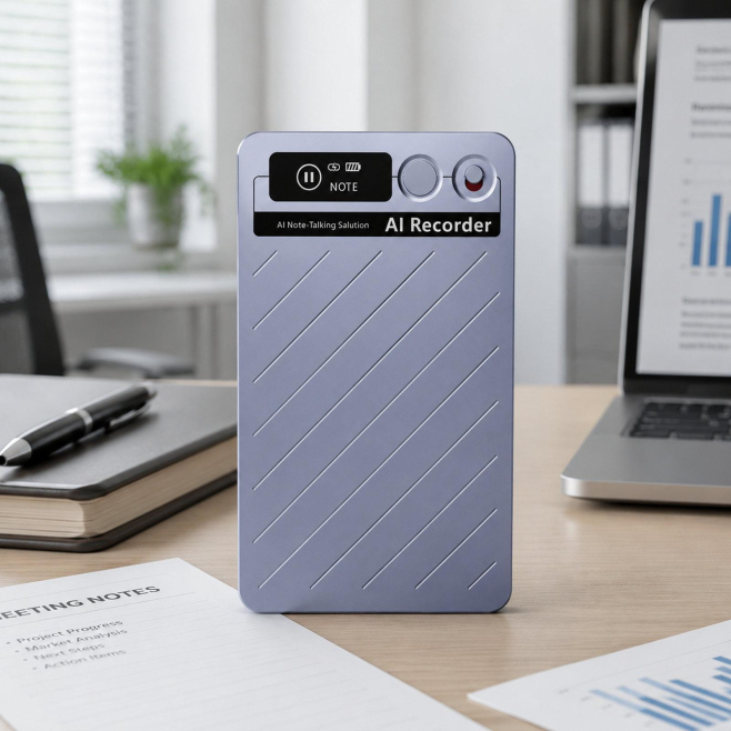 Dictaphone Vocal IA Magnétique Pour Smartphone Transcription Traduction 118 Langues 64 Go 36 Heures - www.yonis-shop.com