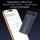 Enregistreur Vocal Intelligent Pour Réunions Avec Transcription Et Traduction En 100 Langues Résumés IA Et Format Magnétique ...