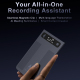 Enregistreur Vocal Intelligent Pour Réunions Avec Transcription Et Traduction En 100 Langues Résumés IA Et Format Magnétique ...