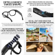 Lunettes De Soleil Connectées Avec Caméra 8 MP Photo Vidéo Assistant Vocal IA WiFi Et Traduction En Temps Réel - www.yonis-sh...